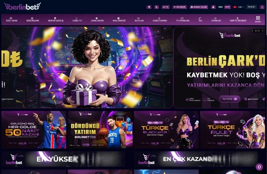 Berlinbet arayüz görüntüsü