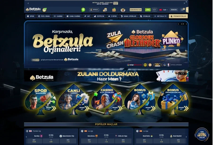 Betzula arayüz görüntüsü