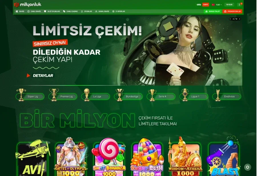 Milyonluk arayüz görüntüsü