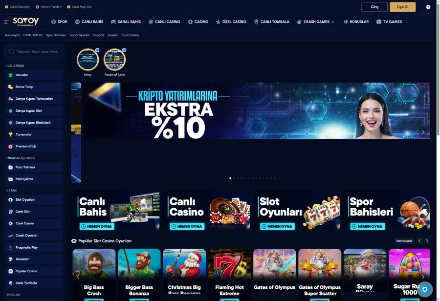 Savoybetting arayüz görüntüsü