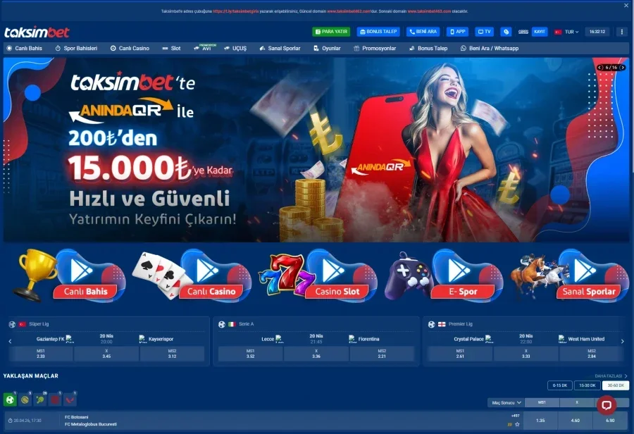Taksimbet arayüz görüntüsü